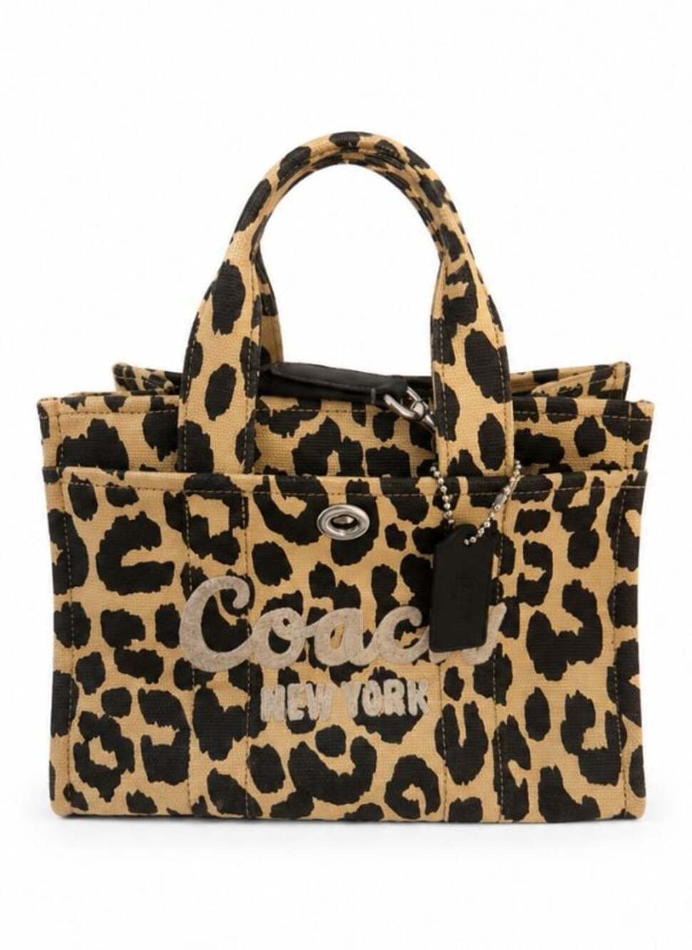 Coach Cargo Tote 26 With Leopard Print
